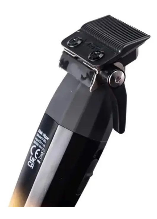 Машинка для стрижки акумуляторна 5Вт LED-дисплей 6 насадок 2500мАч золотистий (2390000035) VGR V‑003 (342392593)