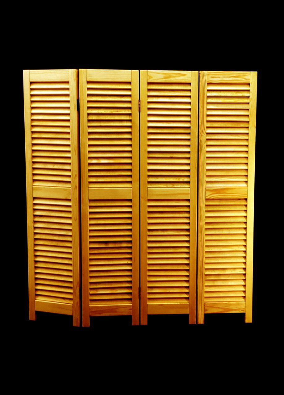 Дерев'яна ширма Дамер 180х40х4 каррі (ШДР-400803) No Brand (328072792)