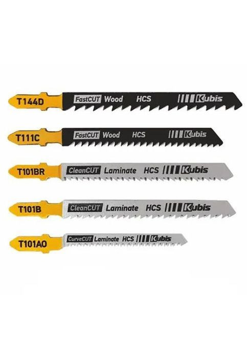 Пильное полотно набор 5 шт 07-07-0002) T118A/T111D/T101BR/T101B/T101AO, ТМ Kubis (352748221)