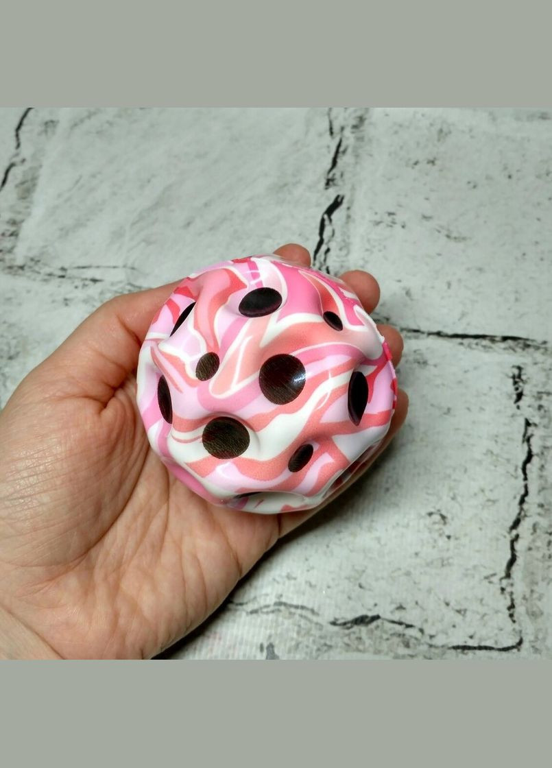 Мячик попрыгун антистресс антигравитационный Gravity Ball 6,5 см Розовый No Brand (328088728)