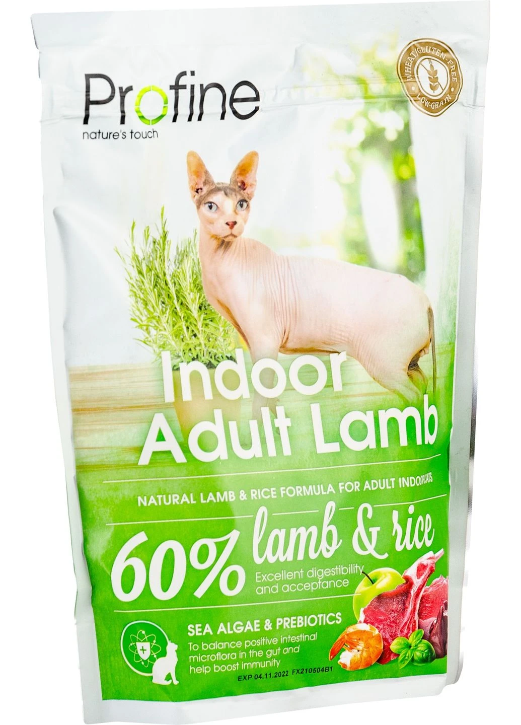 Сухой корм для котов живущих в помещении Cat Indoor с ягненком и рисом 300 г (8595602517725) Profine (279567313)