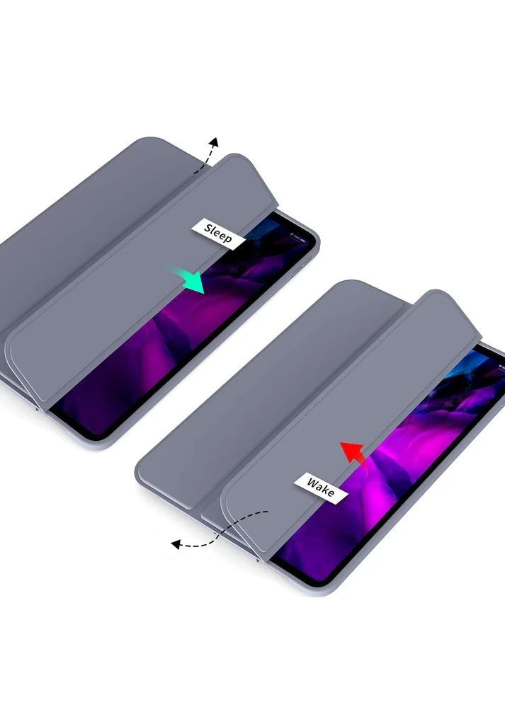Чохол Tri Fold Soft TPU Silicone для Apple iPad Air 13" M2/M3 (2024/2025) Purple (711743) BeCover (338562876)
