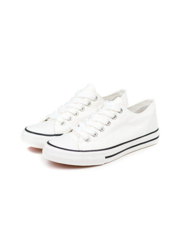 Белые всесезон кеды Fashion 801 белые (36-39)