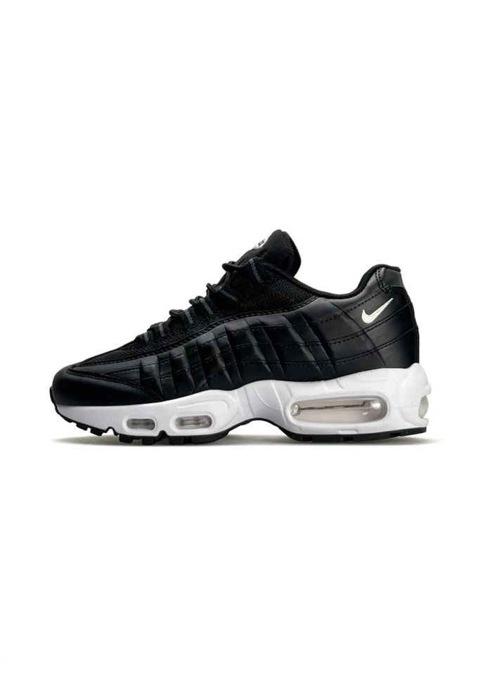 Кросівки Black White (Розмір ) No Brand Air Max 95 чорно-білі (378647664)