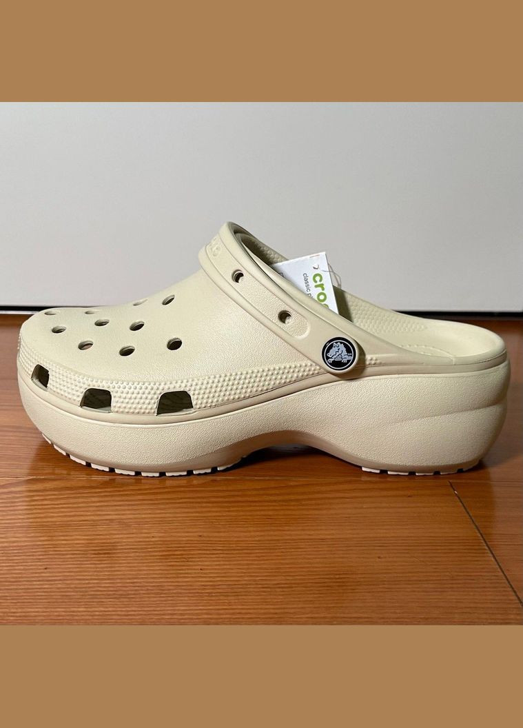 Жіночі Крокси Платформа Рожеві Women's Platform Clog Pearl Crocs Classic (326806360)