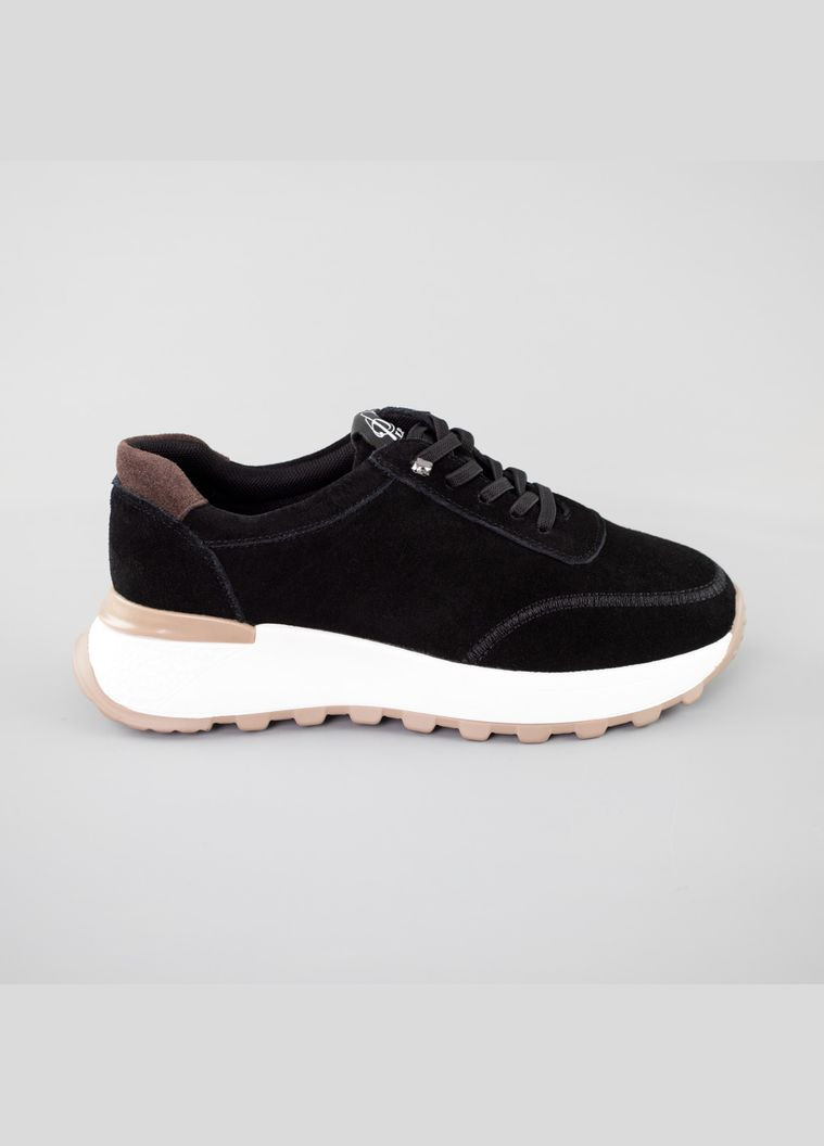 Кросівки жіночі замш Fashion чорні (344030118)