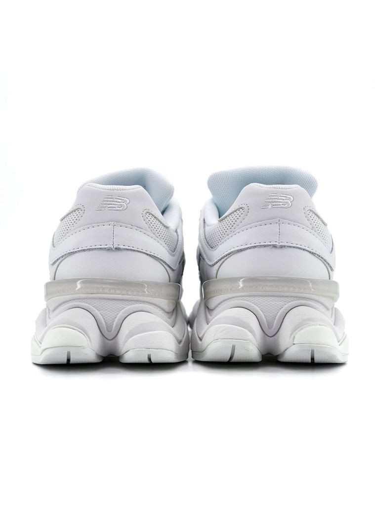 Белые демисезонные кроссовки мужские new balance 9060 triple white нью беланс 9060 No Brand