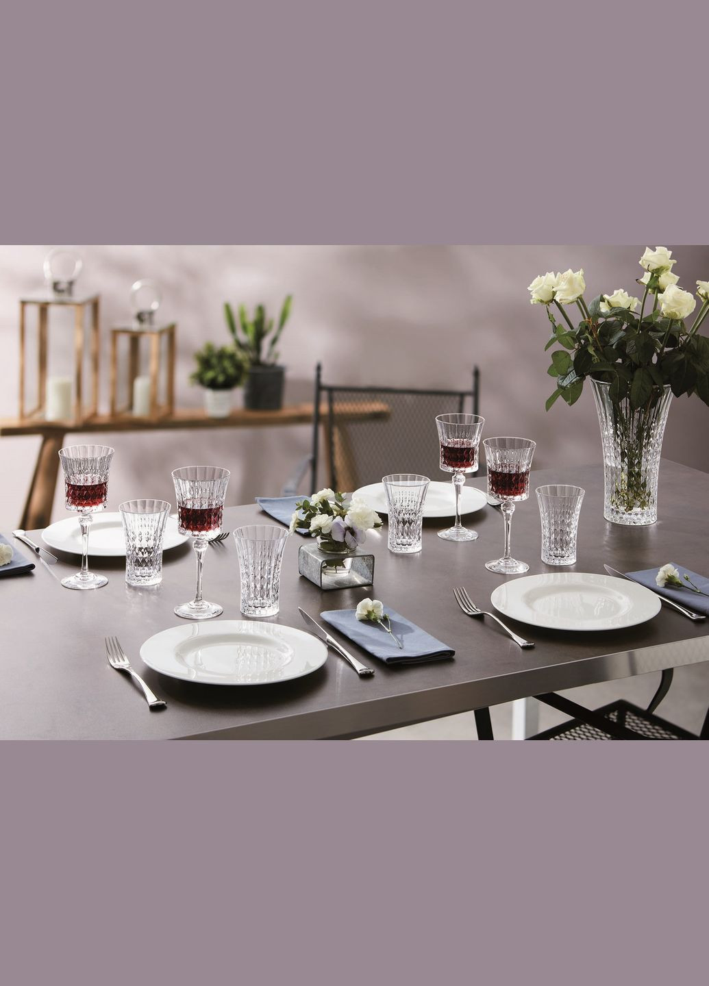 Набор стаканов для вина CD'A Lady Diamond 270 мл x 6 шт. (L9743) Cristal d'Arques (336948458)