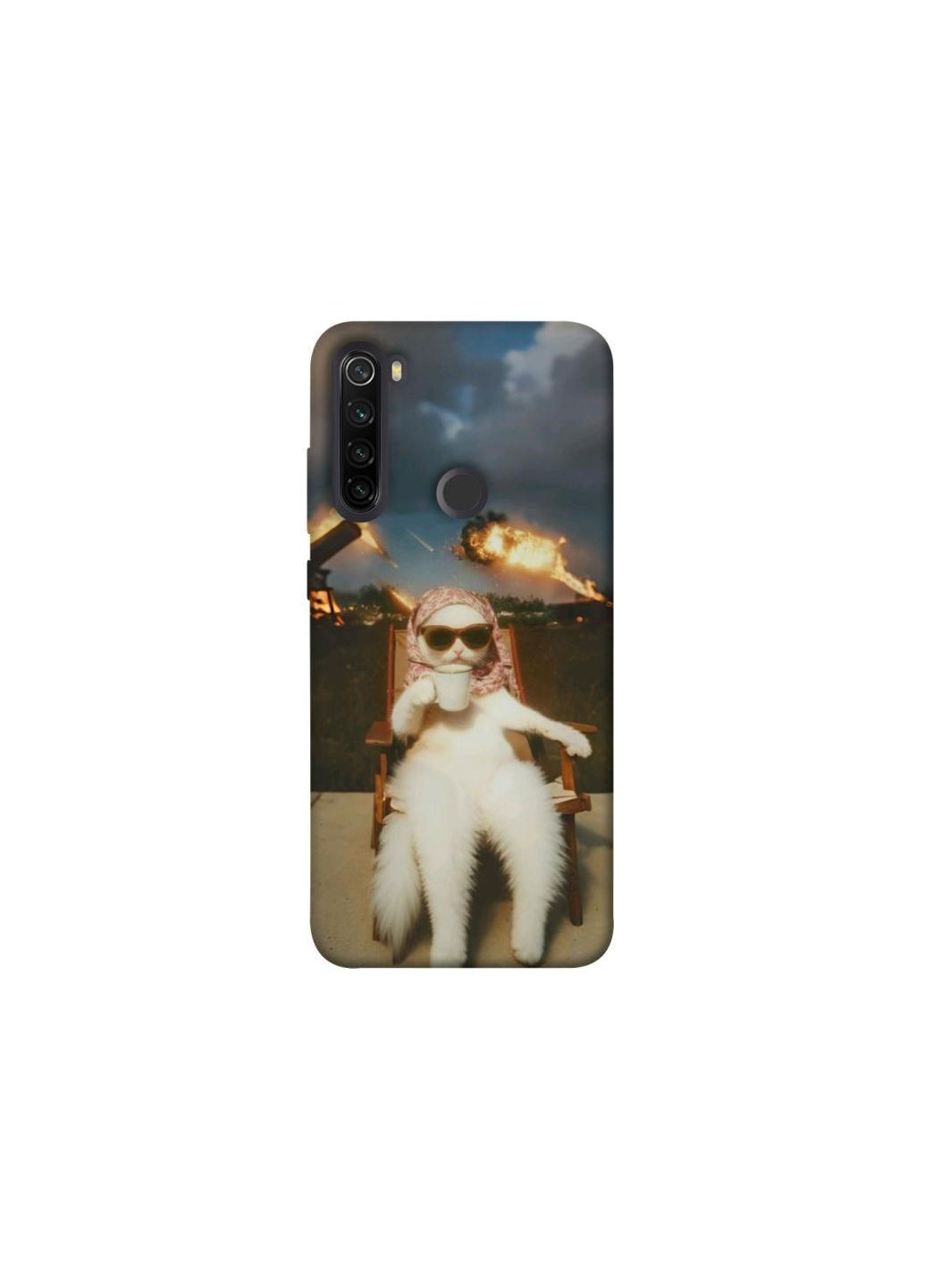 Чехол на Xiaomi Redmi Note 8T Exploding Kittens ver.1 Frontalka (361329631)