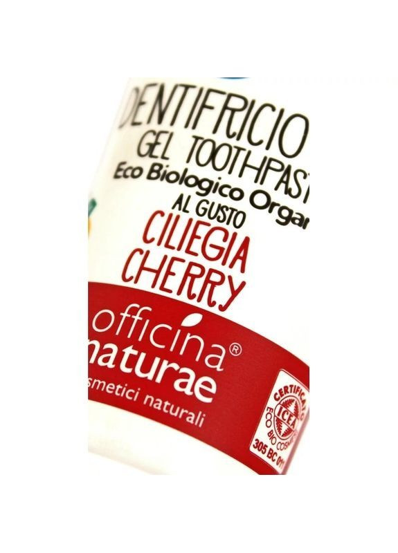 Дитяча органічна зубна паста з вишневим смаком, 75 мл Officina Naturae 8033148531787 (369527932)