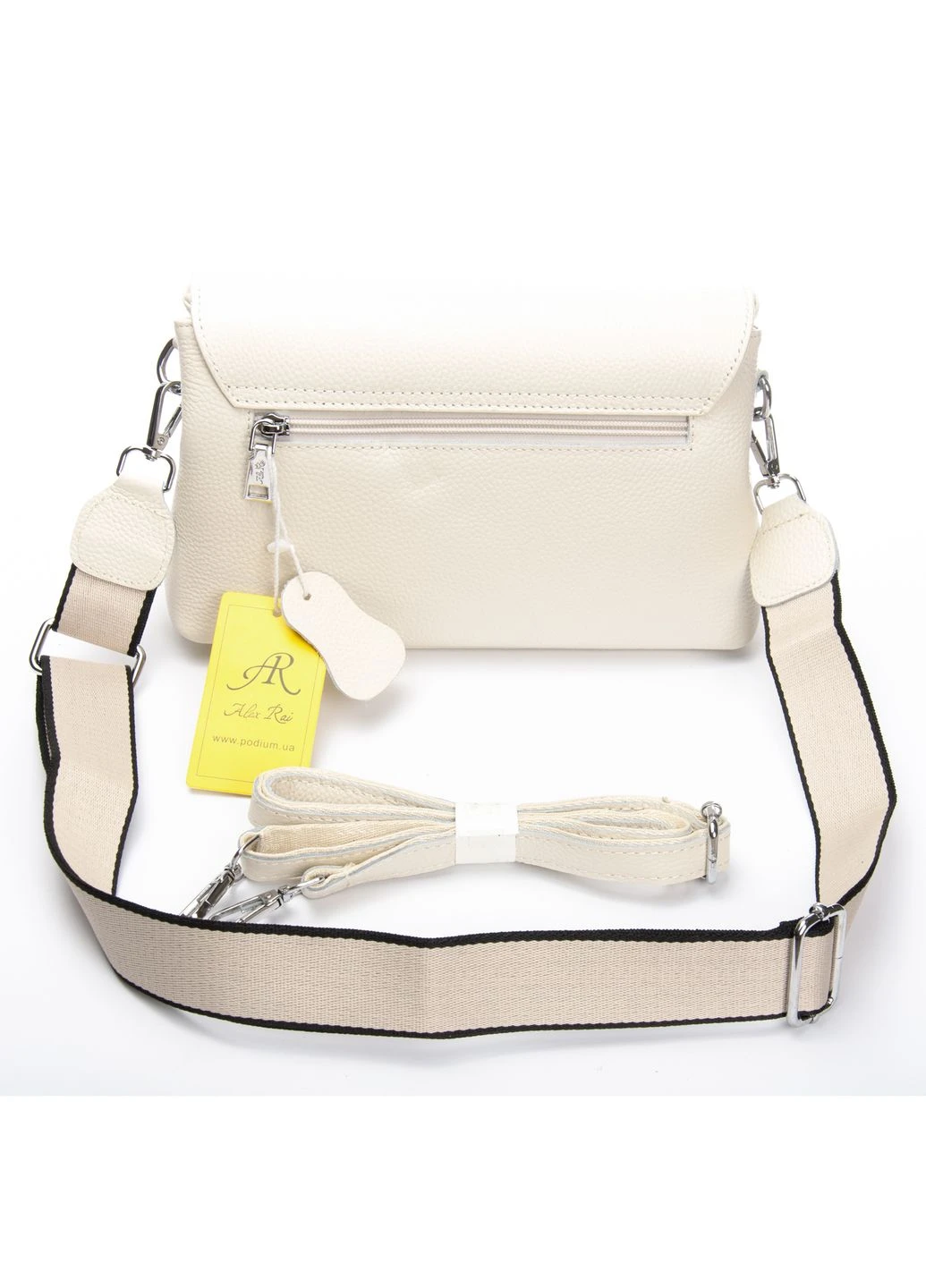 Сумка Жіноча Класична шкіра 99115 white Fashion (394723773)