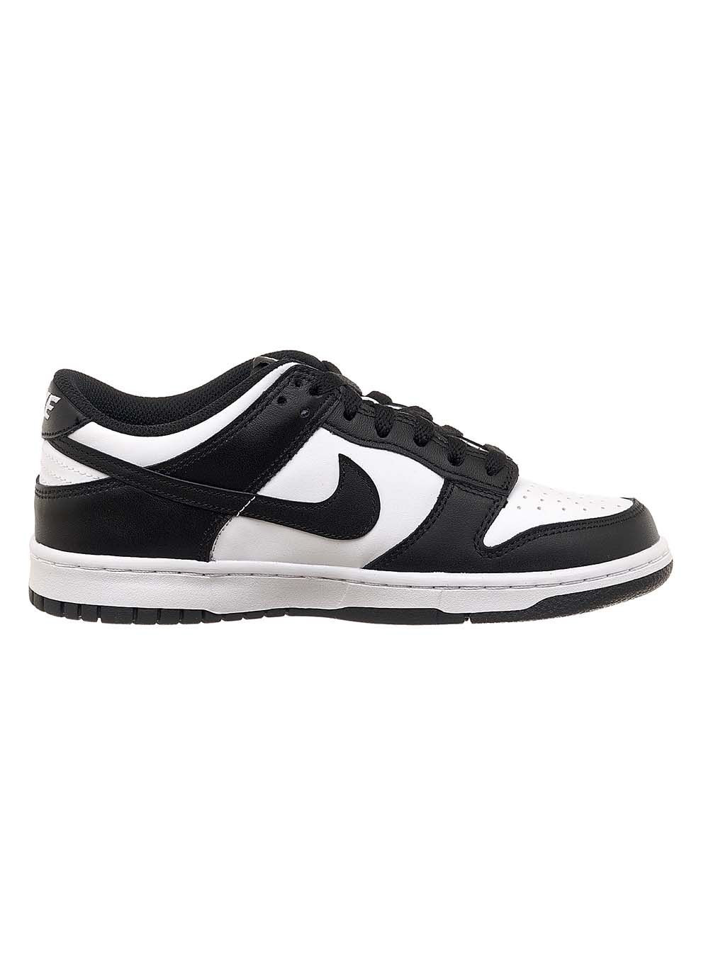 Черные демисезонные детские кроссовки dunk low черный Nike