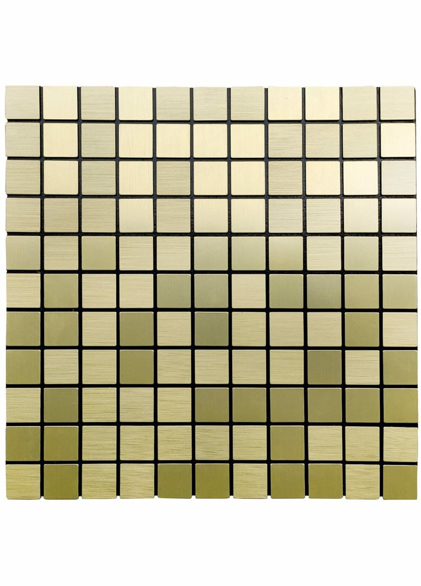 Самоклеюча алюмінієва плитка зелене золото мозаїка 300х300х3мм SW-00001168 (D) Sticker Wall (292564640)
