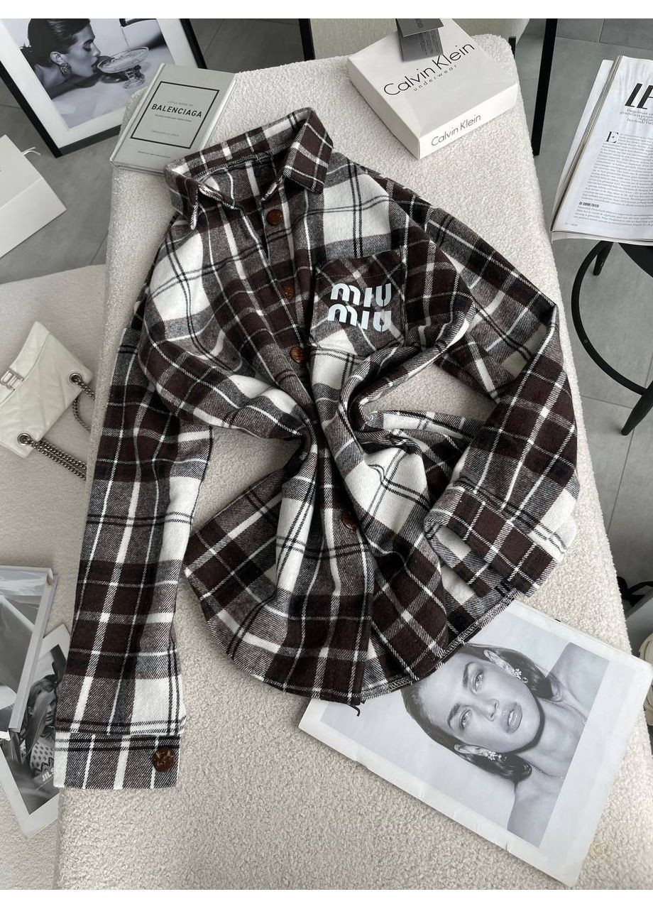 Жіноча сорочка в клітинку FINO Mode (362257215)