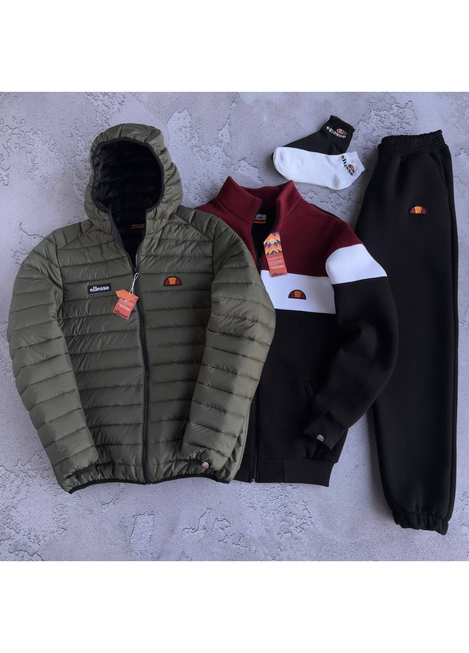 ❄️Зима❄️Набір ELLESSE: куртка-кофта-штани 2 пари шкарпеток у подарунок! No Brand (369713794)