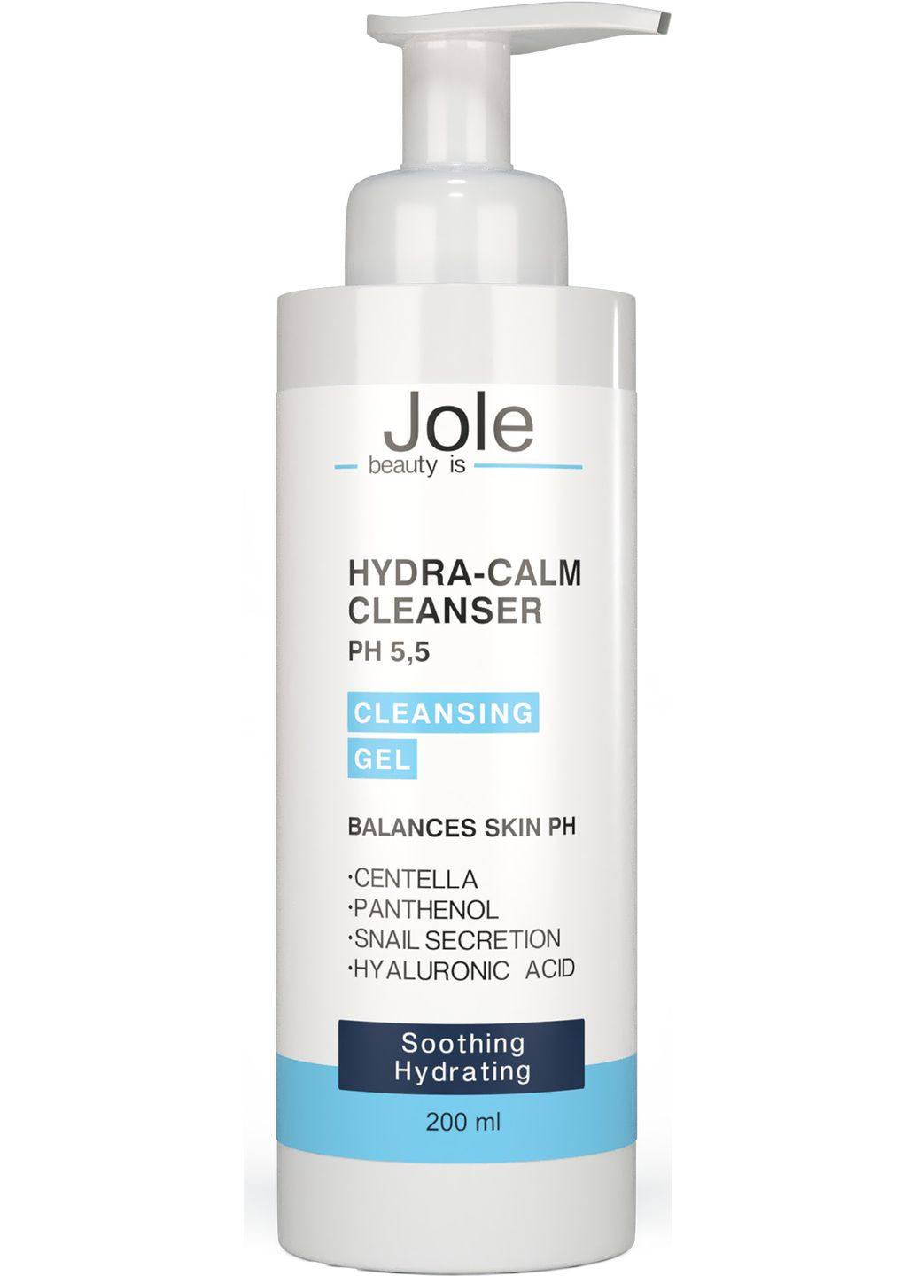 Jole Увлажняющий и успокаивающий гель для умывания Calming Cleanser 200ml — Крем, Украина (316094835)