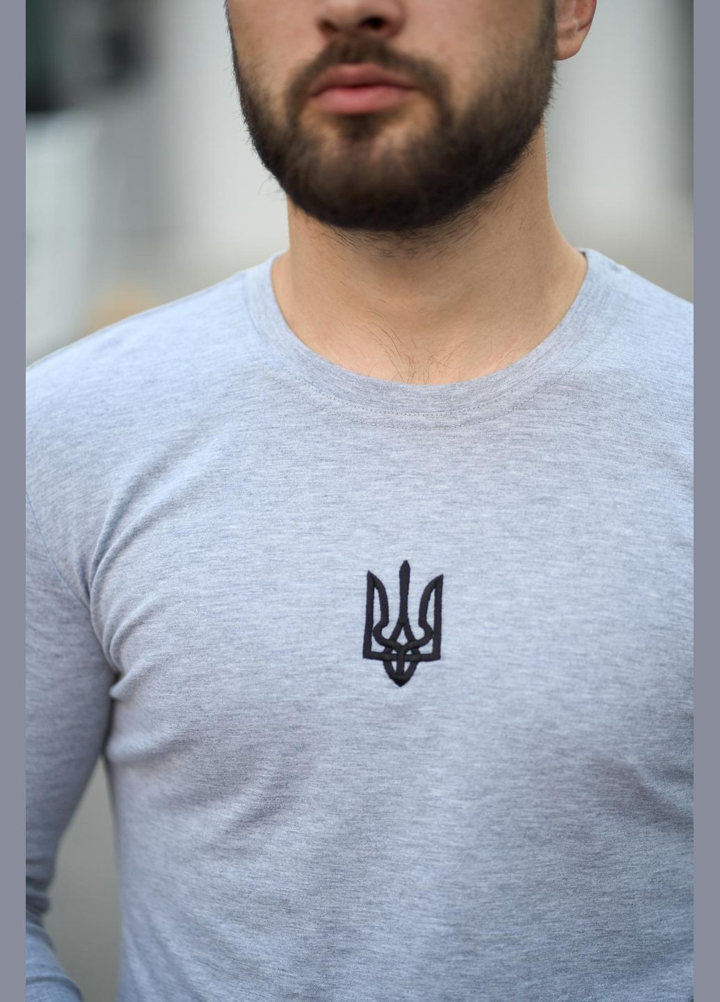 Лонгслів чоловічий "Pulse" Vakko сірий