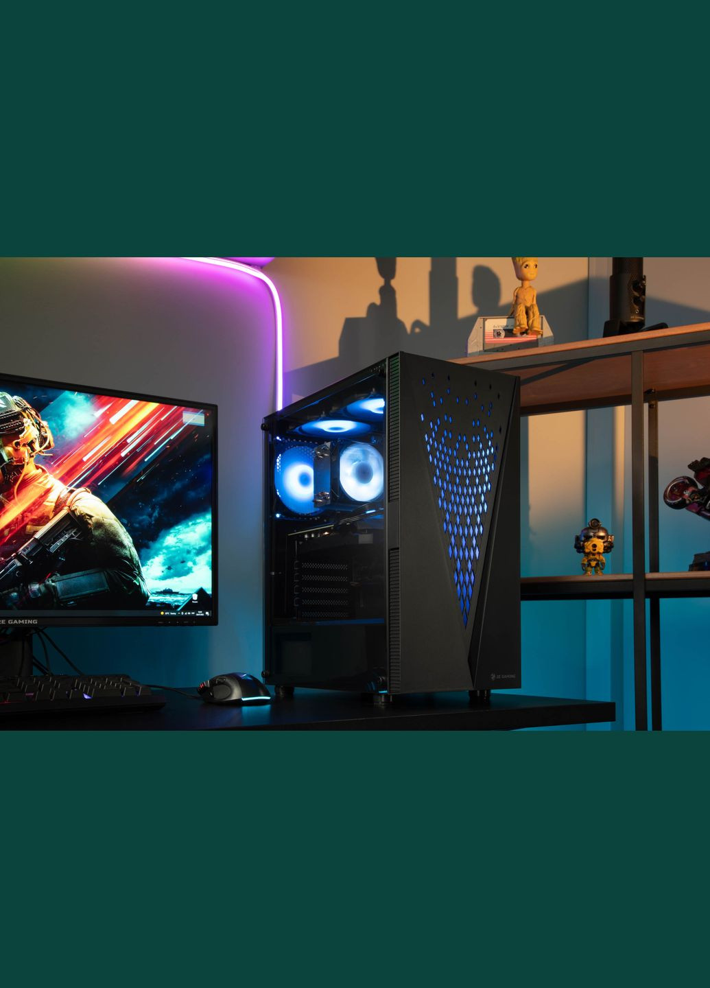 Комп’ютер персональний Complex Gaming Intel i5-13400F, 16Gb, F1TB, NVD4060-8, B660, G2055, 600W, FreeDos 2E Gaming (316391575)