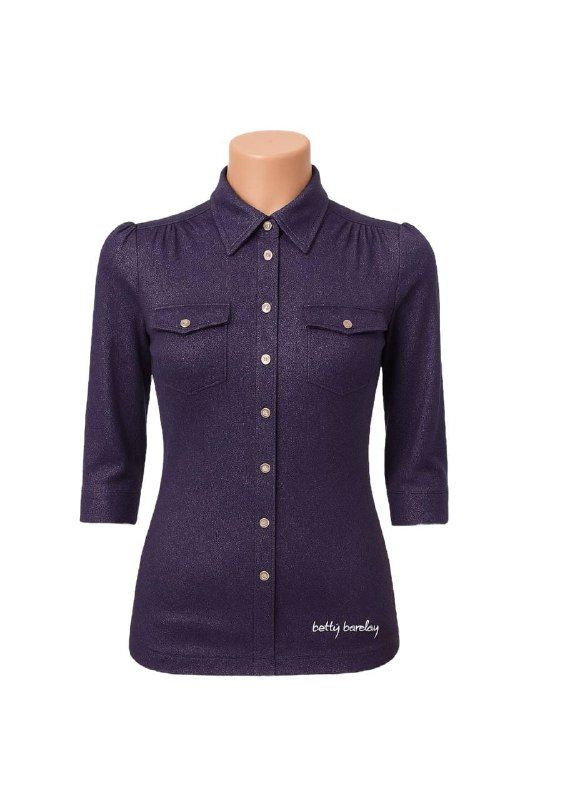 Фіолетова блуза фіолетовий Dept