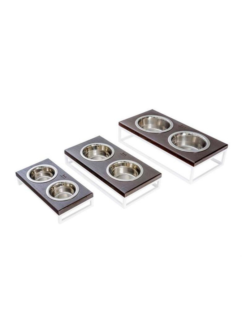 Мисочка на підставці для корму (дерево) HARLEY & CHO Lunch Bar - S Harley and Cho (327257168)