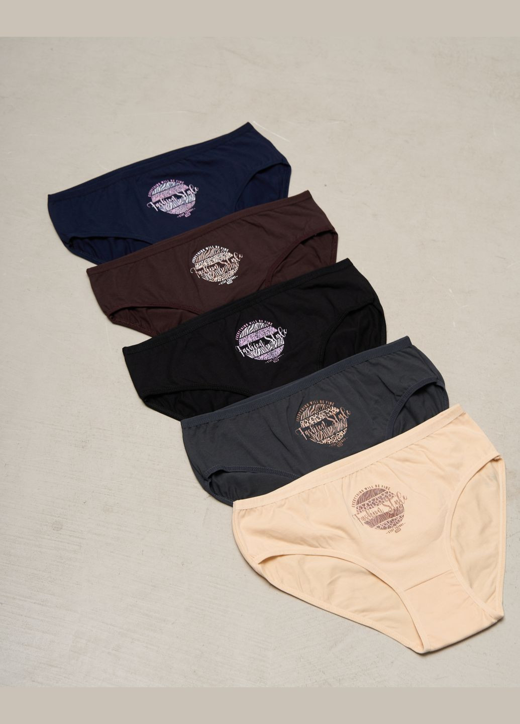 Батальні трусики бавовна 5 шт. Nicoletta (322126808)