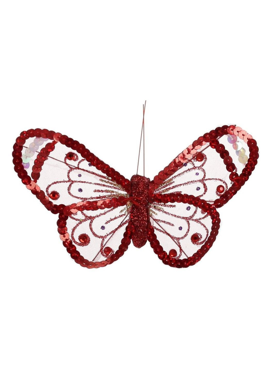 Декоративная бабочка на клипсе (117-872) BonaDi (311203287)