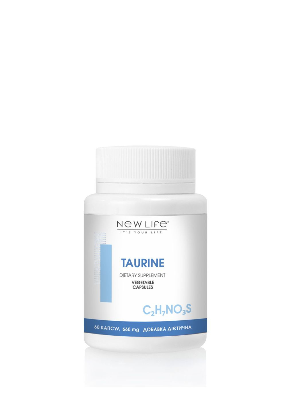 Диетическая добавка Таурин – для сердца, мозга, зрения, репродуктивной системы, 60 растительных капсул New LIFE (356104148)