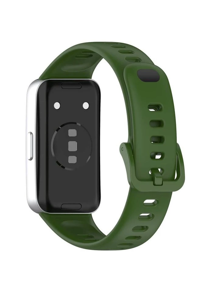Ремінець Huawei Band 8/9/10 Army Green (714116) BeCover (377473251)