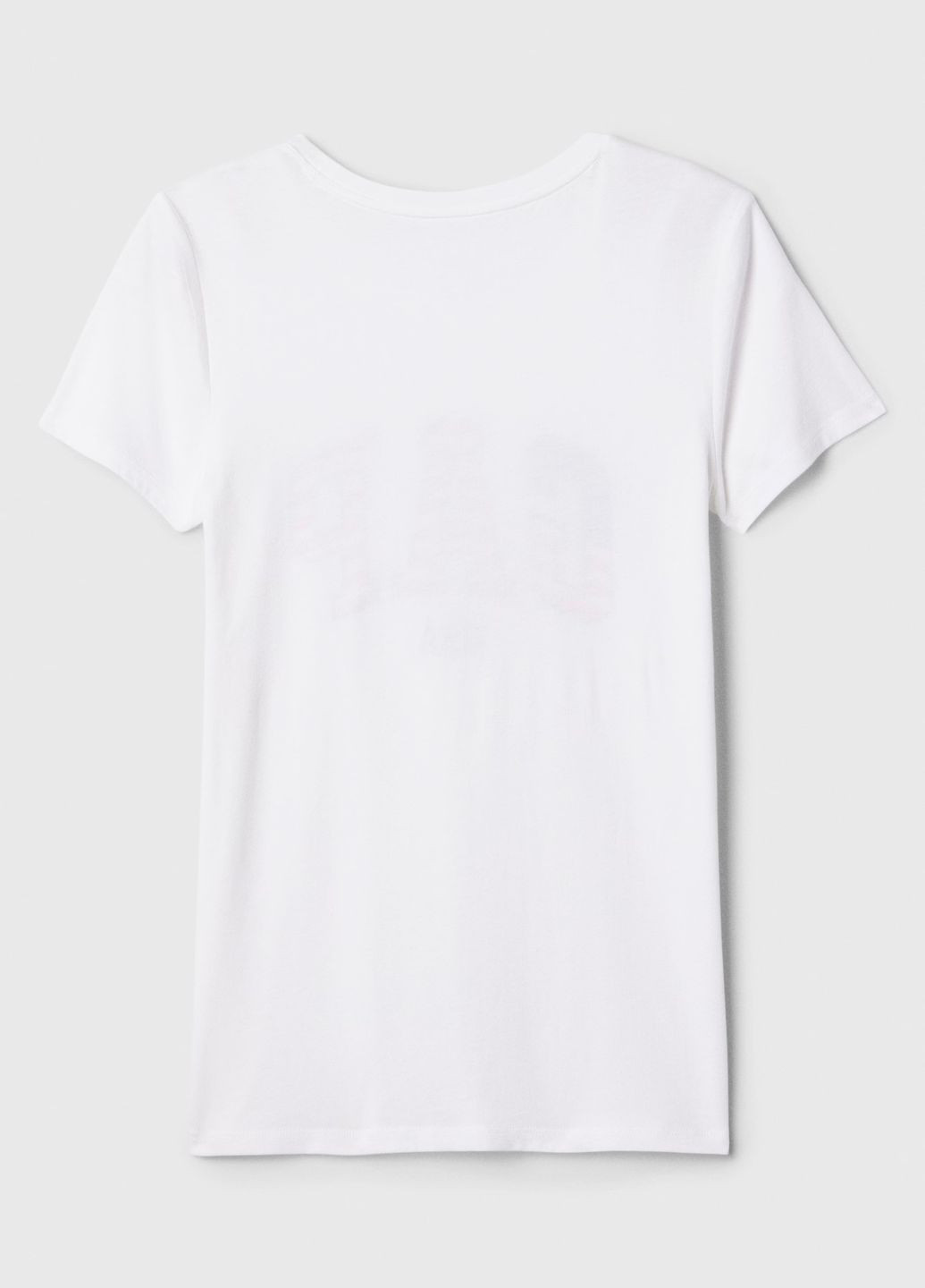 Футболка женская Favorite Graphic Аmerican flag/Белая Gap - (315347733)