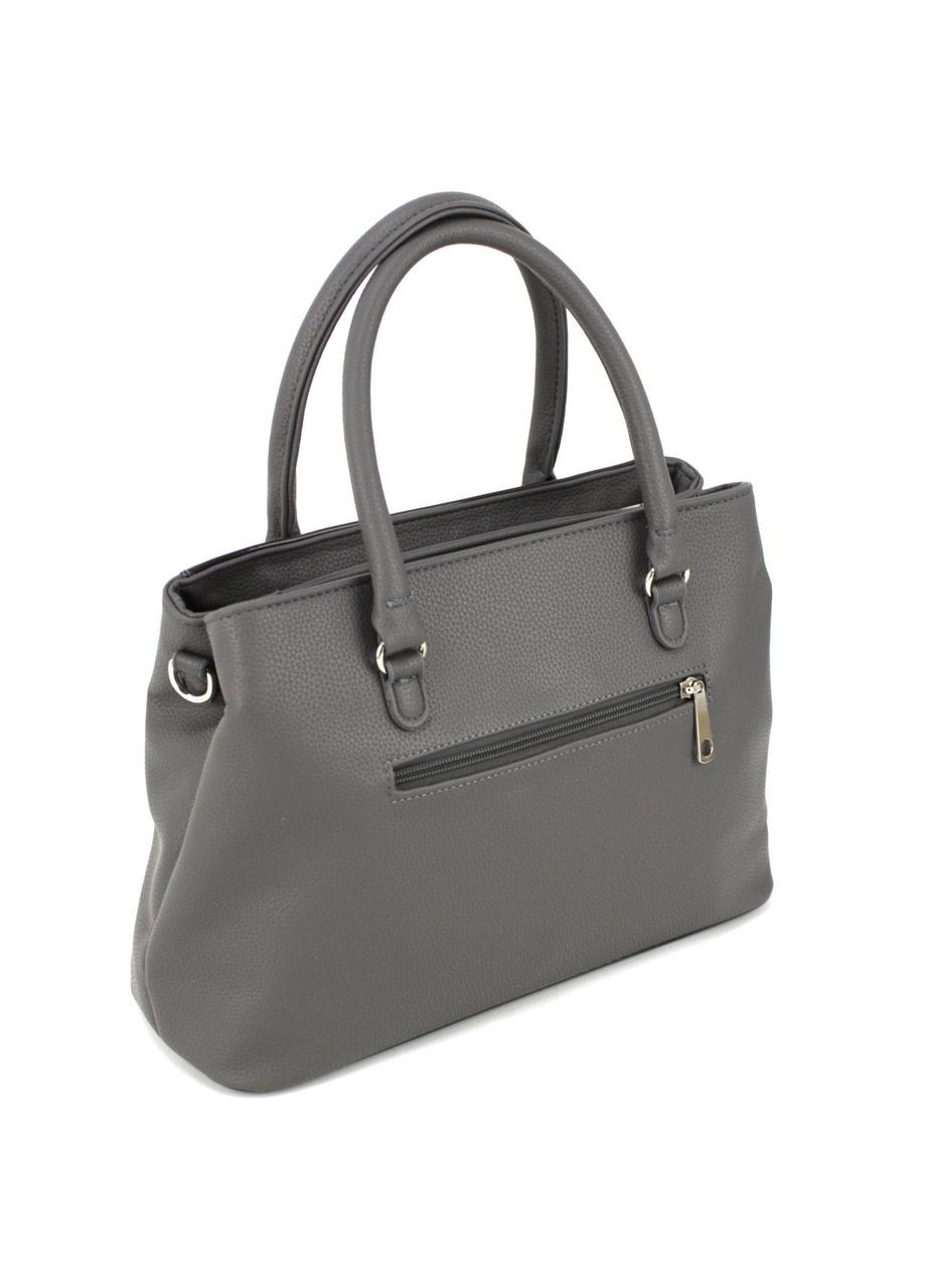 Каркасная женская сумка 0-513184422 серая Voila (361318972)