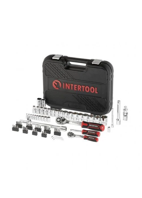 Набір інструментів 73 од. STORM, 1/2", 1/4", Cr-V ET-8073 Intertool (336381433)