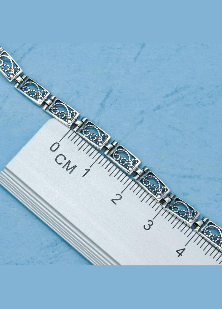 Серебряный браслет "Узор" No Brand (350667068)