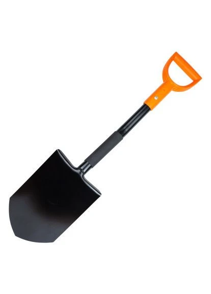 Штыковая лопата с металлической ручкой 285x195x800мм 1.6кг (5045224) Flora (397608787)