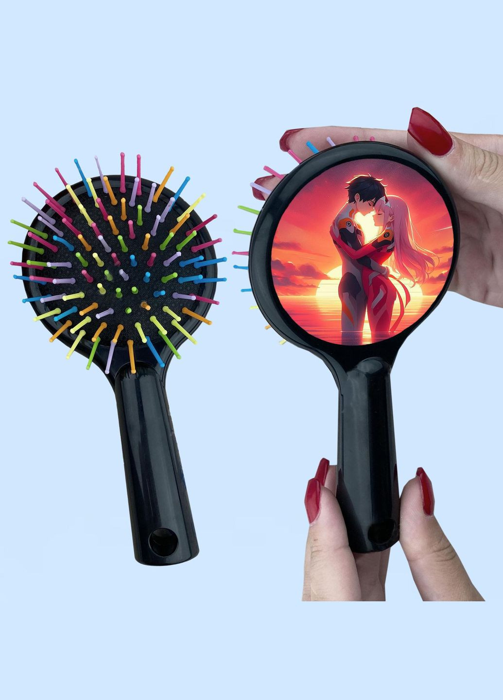 Гребінець для волосся Аніме Любий у Франксі #0008 чорний No Brand (315041985)