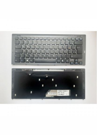Клавіатура Sony vgn-sr series черная с темно-серой рамкой ua (275091792)