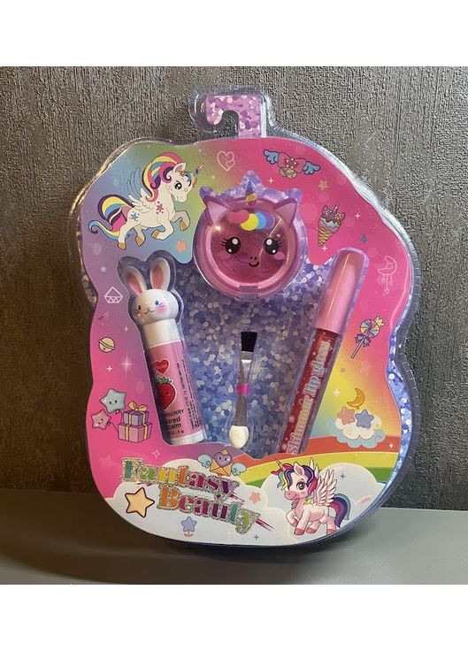 Набір дитячої косметики fantasy beauty "Єдиноріг" 4 предмети No Brand (362700303)