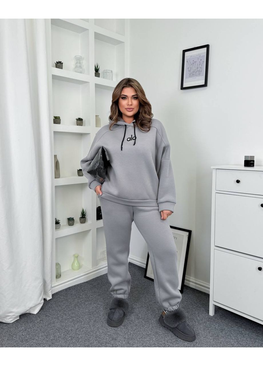 Костюм спорт-шик з турецької тринитки пеньє на флісі ❄️❄️❄️ Україна (372045802)