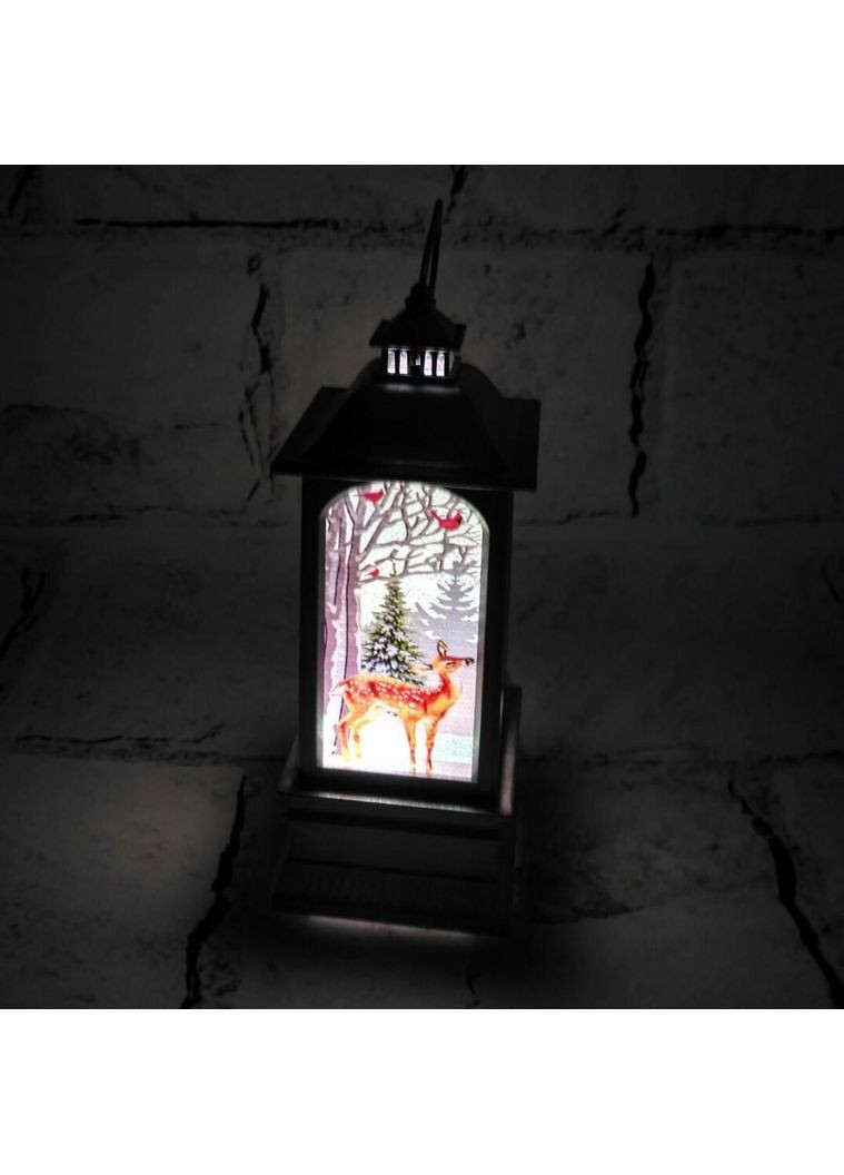 Ліхтарик LED свічка електронна декор на Новий рік Олень 12х4 см Срібний No Brand (368774694)