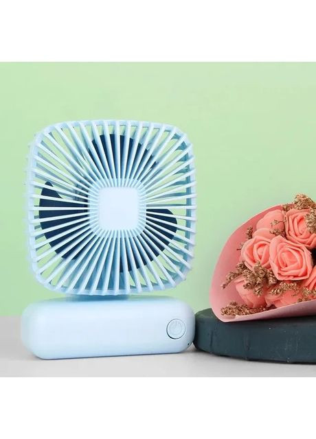 Вентилятор портативный USB Blue No Brand (365721866)