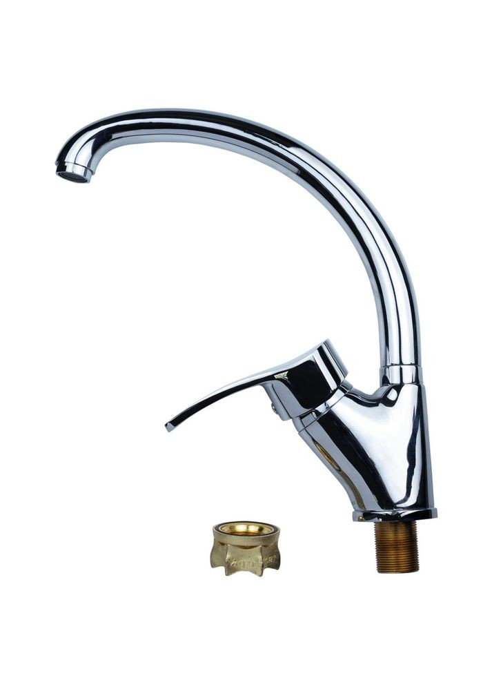 Змішувач ML Ø40 для кухні гусак вухо лат. шток на гайці ML-4B441C AQUATICA (365595462)