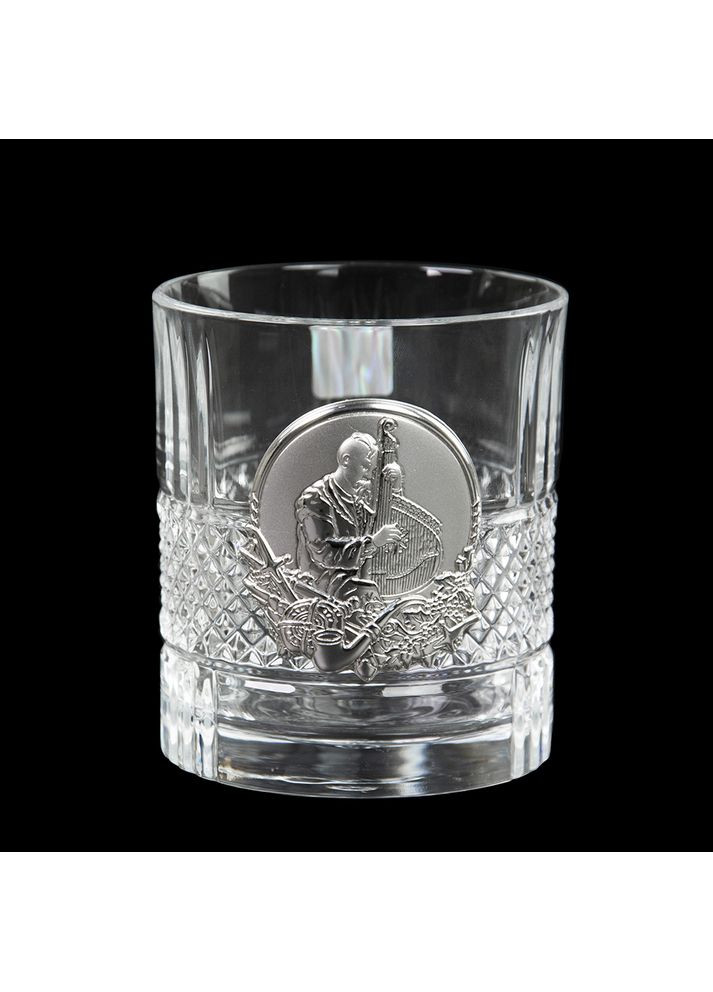 Набор для виски "Казаки" (Brillante) - 6 хрустальных бокалов с серебряными накладками казаков (GPB6KOZ1XS) Boss Crystal (372506710)