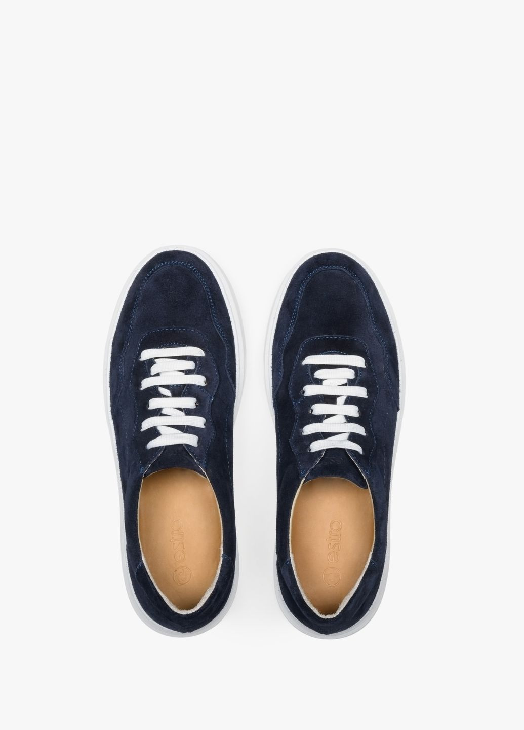 Чорні кеди, колір чорний Estro