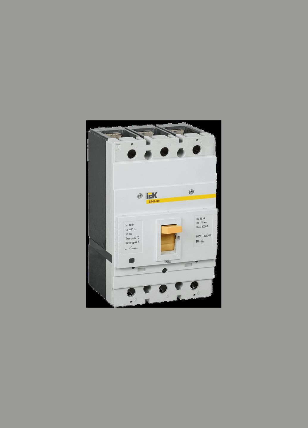 Автоматический выключатель 3Р 500А 35кА [SVT50-3-0500-35] ВА44-39 UEC (337139197)