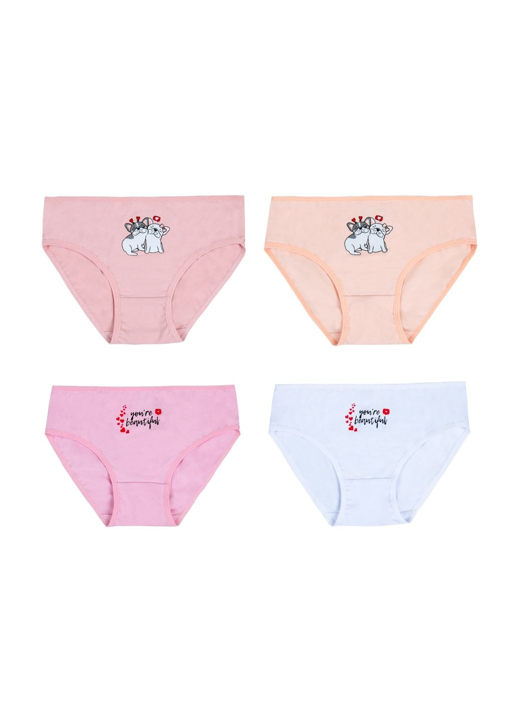 Детские трусы для девочки TRD-25-7 (4 шт.) GABBI (350878844)