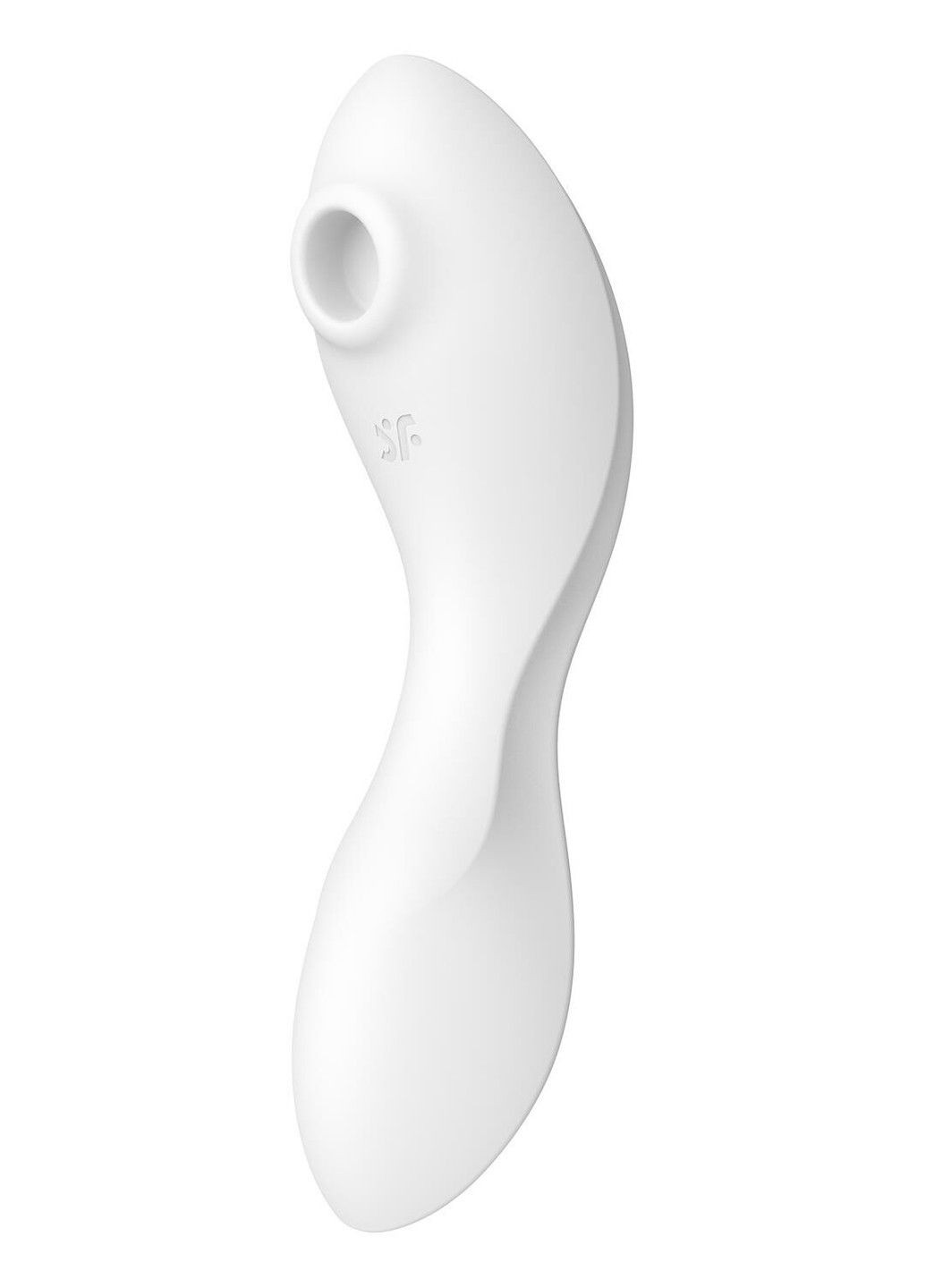 Вакуумний смарт-стимулятор із вібрацією Curvy Trinity 5 (White), керування зі смартфона Satisfyer (333332709)