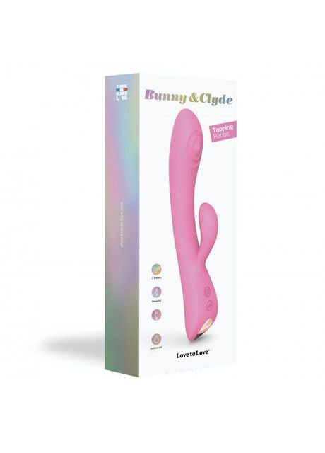Вібратор-кролик Love To Love BUNNY & CLYDE - PINK PASSION SO5537 No Brand (303879144)