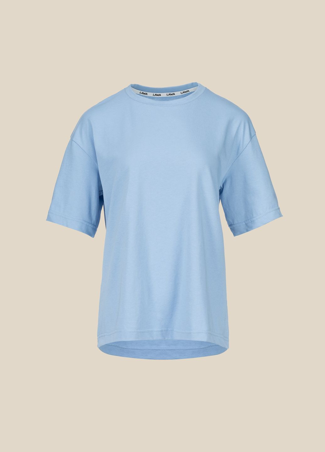 Блакитна літня футболка LAWA