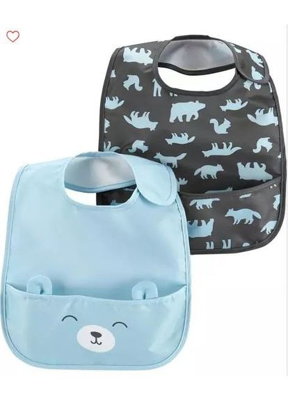 Слюнявчик водонепроникний (2шт) Carter's (352769215)