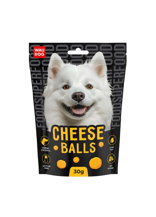 Лакомство для собак WAUDOG Treats Хрустящие сырные шарики, 30 г No Brand (363199396)