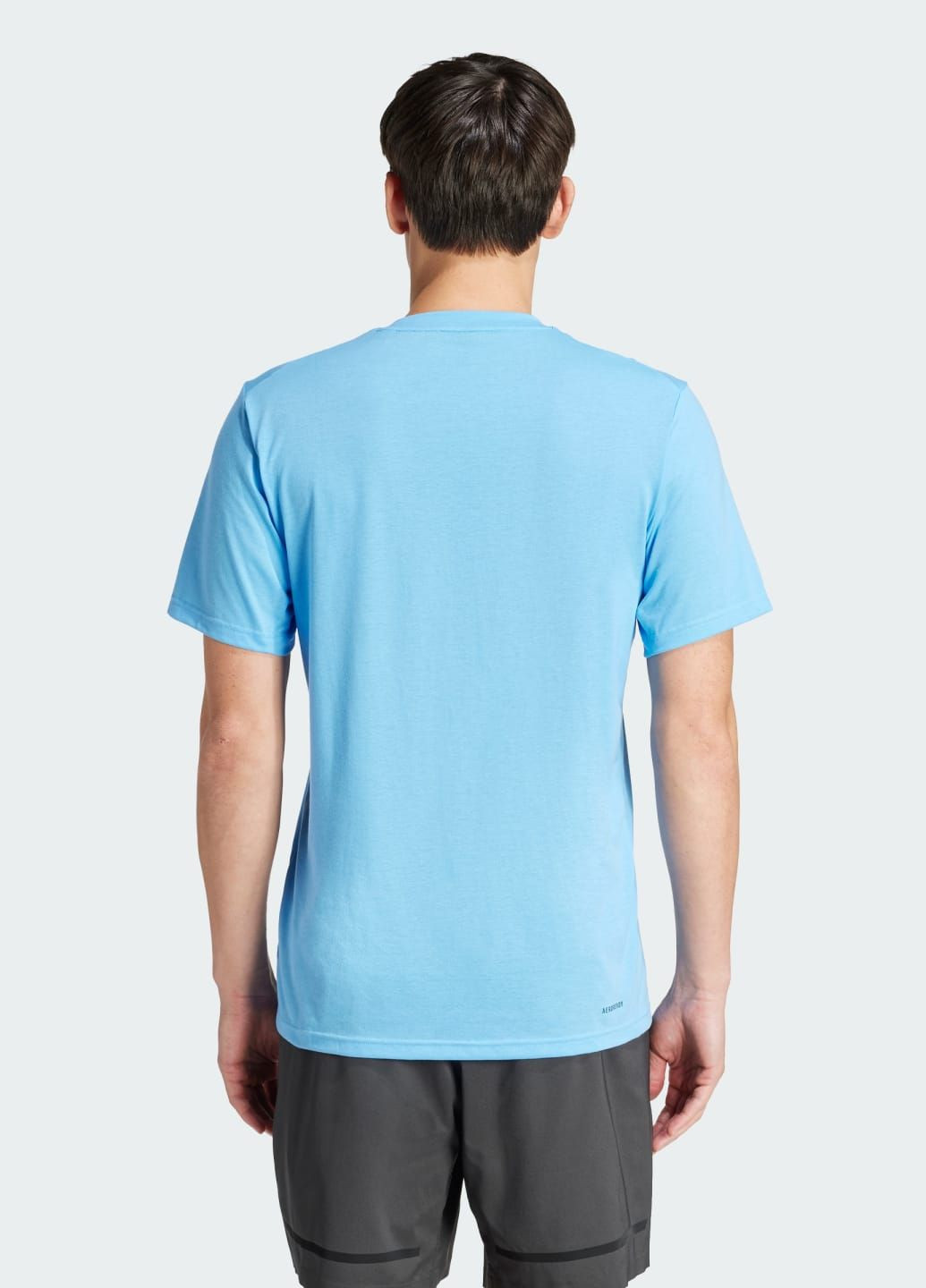 Синяя футболка для тренировок train essentials feelready adidas